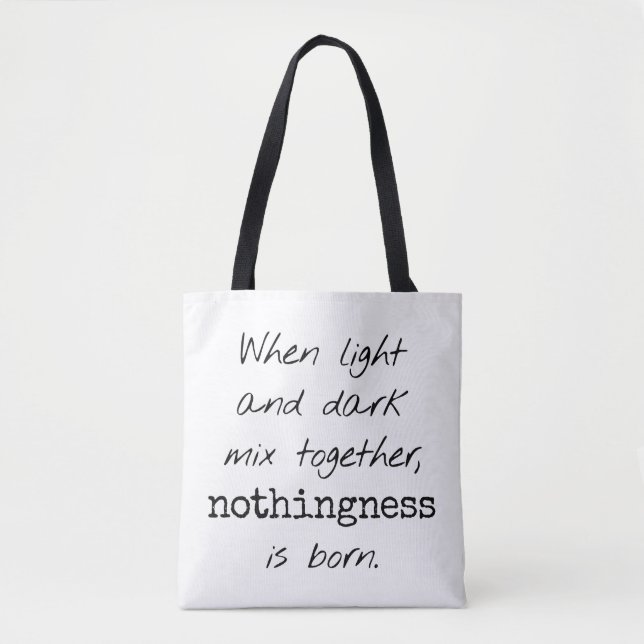 Bolsa de ombro Light And Dark Tote (Frente)