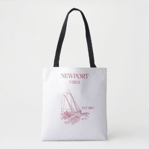 Bolsa de ombro Newport Rhode Island Sail Tote