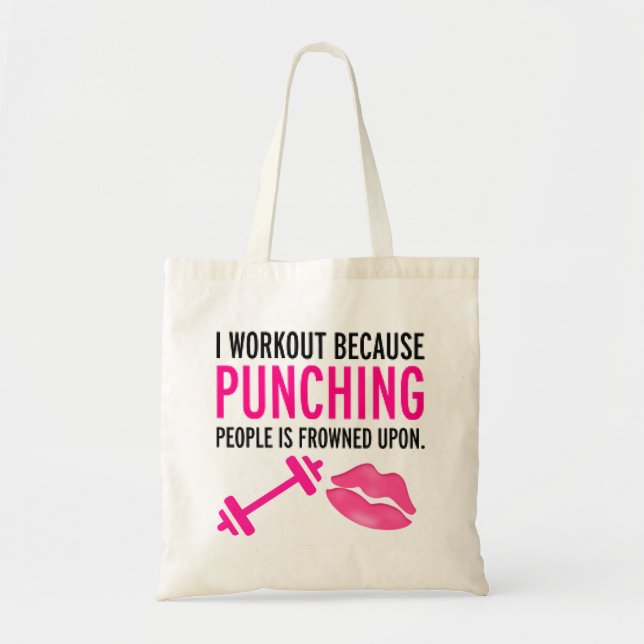 bolsa de Orçamento "Workout Motivacional" (Frente)