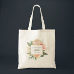 Bolsa de pedras e flores Douradas<br><div class="desc">Projetado para coordenar com a nossa coleção Peony e Dourada, esta mala de tote personalizável que combina apresenta flores rosas e douradas e folhagem verde com caracteres clássicos. Para personalização mais avançada deste design, clique no botão "PERSONALIZAR" acima. Por favor note que a folha de ouro é um efeito impresso...</div>