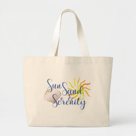 Bolsa de praia da serenidade da areia de Sun a