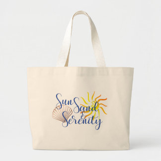Bolsa de praia da serenidade da areia de Sun a