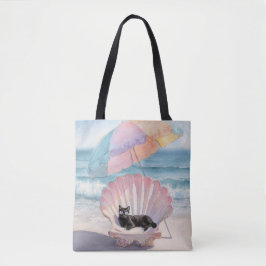 Bolsa de Praia de Gato Negro Whimsso