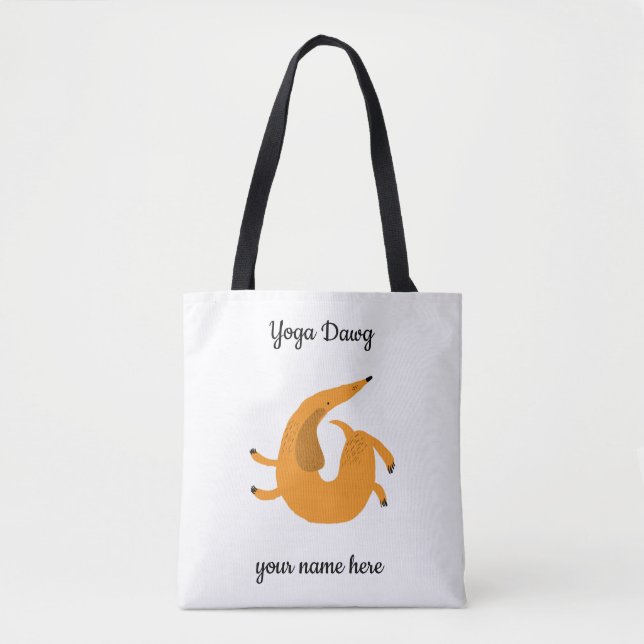 Bolsa de praia de Malhação Yoga Dawg (Frente)