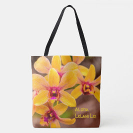Bolsa de praia de Monograma Havaiano da Orquídea A