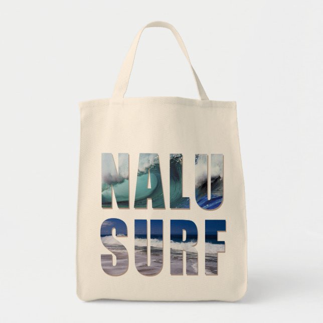 Bolsa de praia de Ondas Tropicais Nacu-Surf (Frente)