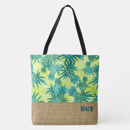 Bolsa de praia Hawaiai Pineapple Camo Monograma
