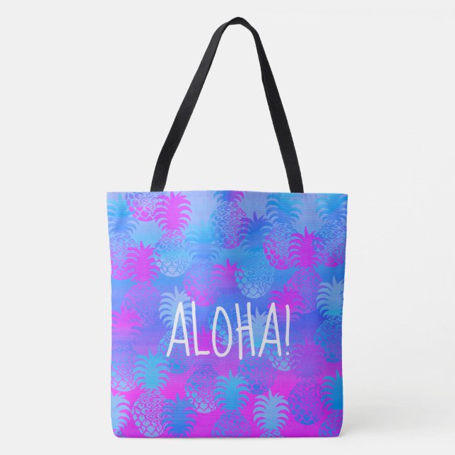 Bolsa de praia Pukana Havaiana Aloha Pineapple Per (Frente)