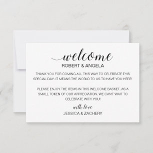 Bolsa de Presente de Boas-vindas do Casamento Mode