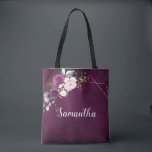 Bolsa de presente de Bridesmaid, rosa, púrpura, Bl<br><div class="desc">O elegante e moderno bolsa de presentes floral de meio-verão apresenta um buquê de rosas de aquarelas em tons de ameixa roxa, cor-de-rosa poeirenta, sábio com folhas botânicas verdes e escorridas e eucalipto. Por favor, encontre mais designs e variações na minha loja de "blisswedingpaperie". E fique à vontade para me...</div>