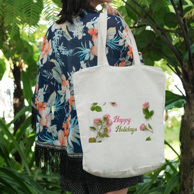 Bolsa de rosas rosa (Bunch of pink roses Tote Bag
)