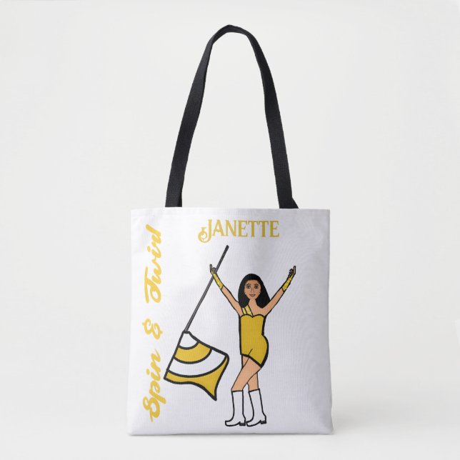 Bolsa de Sinalizador Personalizado ( Branco Dourad (Frente)
