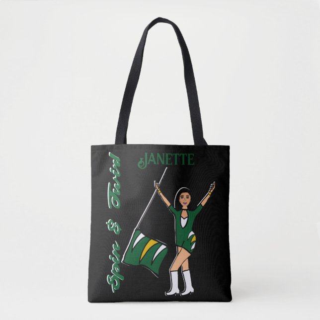 Bolsa de Sinalizador Personalizado ( Verde Dourado (Frente)
