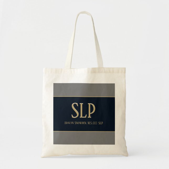 Bolsa de SLP personalizado (patologista de linguag (Frente)