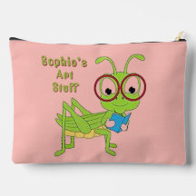 Bolsa de Suprimentos Escolares do Bug Verde