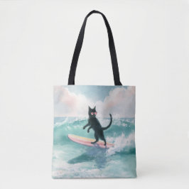 Bolsa de Surfista de Gato Negro Whimsso