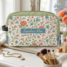 Bolsa de Toalete com Padrão Floral Chic e Sofistic