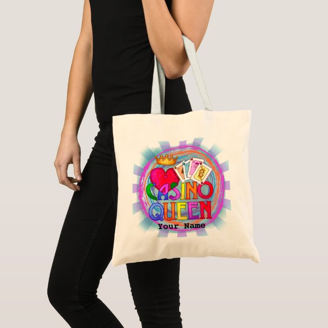 Bolsa de toques Rainbow Casino Queen Poker (Frente (produto))