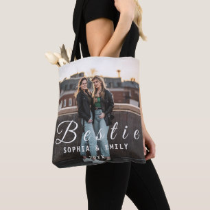 Bolsa de Tote Colagem de Fotos da Melhor Amiga – N