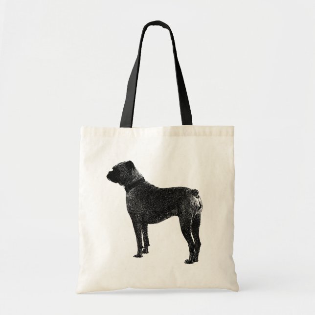 Bolsa de tote de cachorro-boxer (Frente)