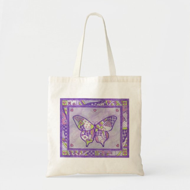 Bolsa de Tote de Colcha de Borboleta (Frente)