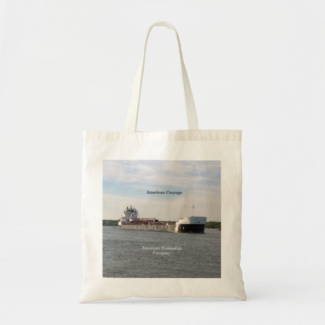 bolsa de tote de Coragem Americana (Frente)