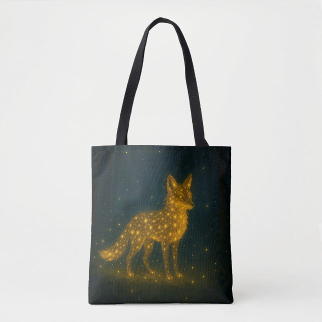 Bolsa de tote de raposa mágica (Frente)