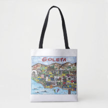 Bolsa de Tote do Mapa Goleta