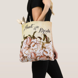 Bolsa de Tote Tia da Noiva Toque de Pêssego