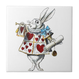 Bolsa do Coelho Branco Alice Wonderland Hearts