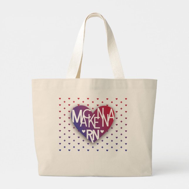 Bolsa do coração de Mackenna RN Lover (Verso)