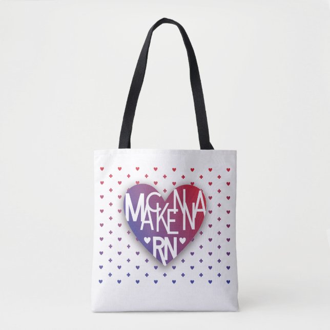 Bolsa do coração de Mackenna RN Lover (Frente)