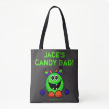 bolsa do monstro do Trecho do Halloween Personaliz