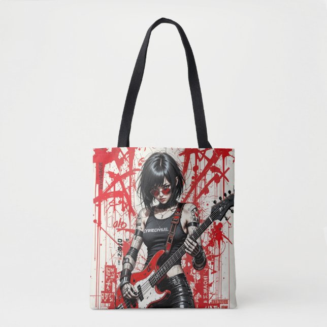 Bolsa do Ombro de Rebelião CyberBass (Frente)