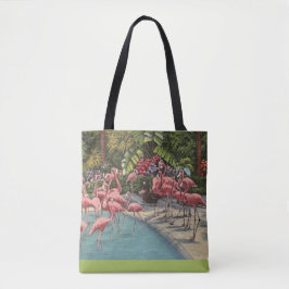 Bolsa do Ombro Flamingo Flamboyance, Rosa Tropical