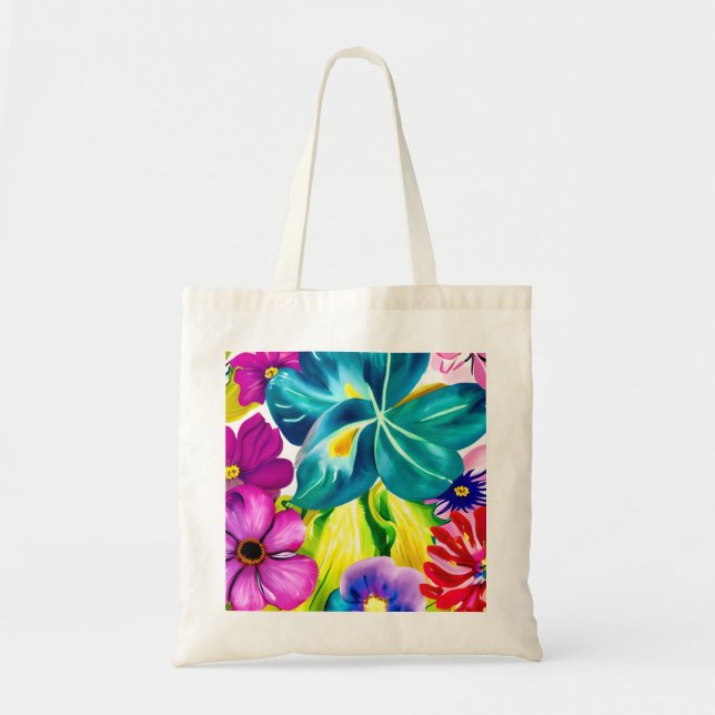 Bolsa Floral Brilhante (Frente)
