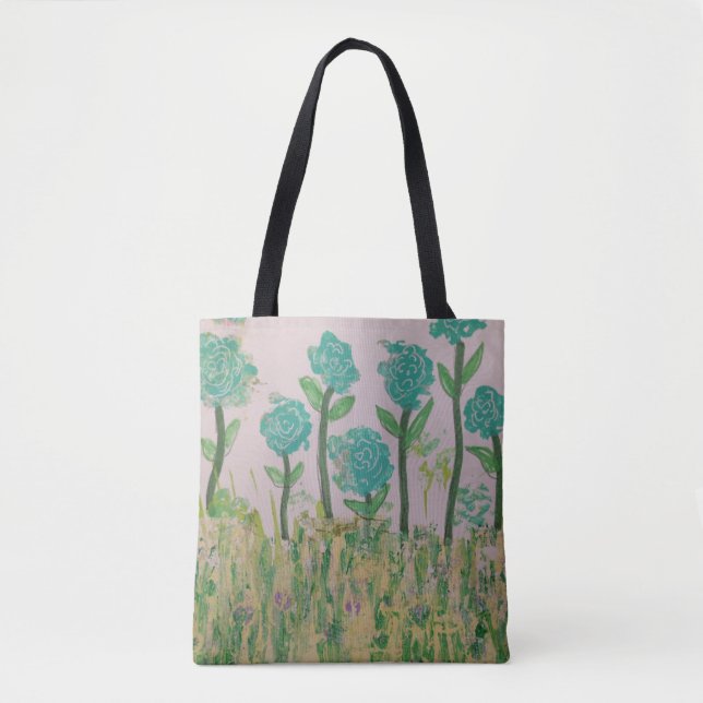 Bolsa Floral Verde (Frente)