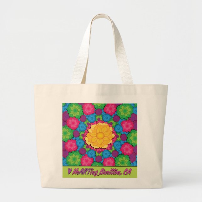 Bolsa - Flower Burst - Buellton.Art (Frente)