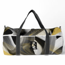 Bolsa Grande Branca de Viagem Tendência Abstrato P