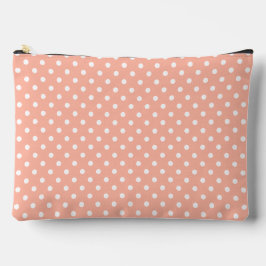Bolsa Grande com Fecho de Cor-de-Salmão com Pontos