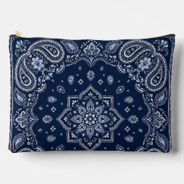Bolsa Grande com Fecho de Zipper e Lenço Naval Xad