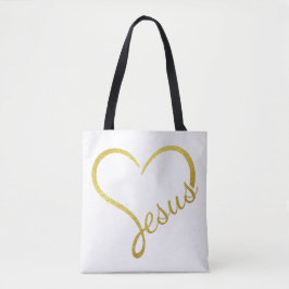 Bolsa Grande de Ombro Jesus Amoroso
