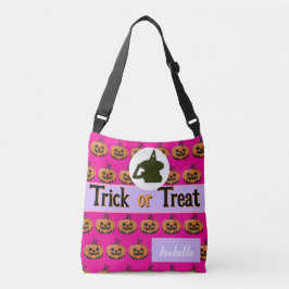 Bolsa halloween trick ou nome do tratador, foto ro