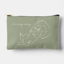 Bolsa Mãe de Cachorro Poodle Engraçada Estou Ocupa