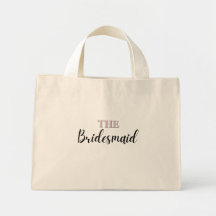 Bolsa Mini Tote de Arte Minimalista Elegante para 