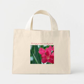 Bolsa Mini Tote Flores Rosa