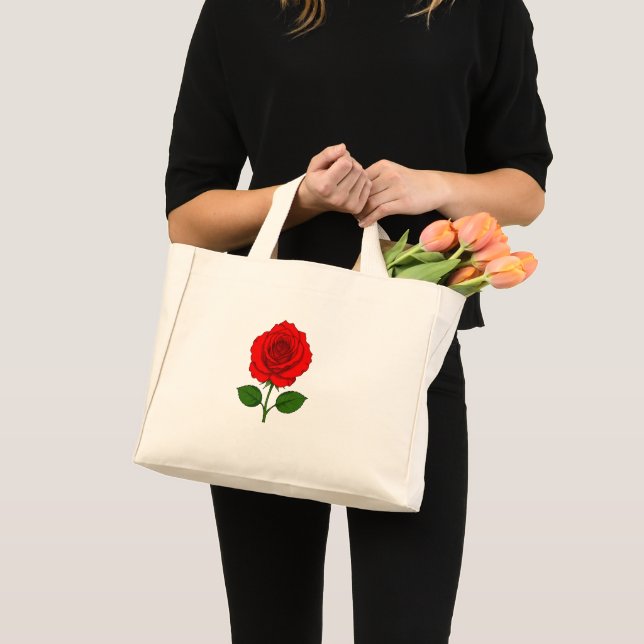 Bolsa Mini Tote Rosa Vermelha (Frente (produto))