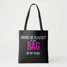 Bolsa na Mão Rosa Quente Tote Pessoal Méd.