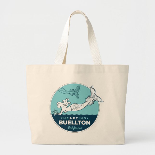 Bolsa - Ondas de gelatina - Buellton.Art (Frente)