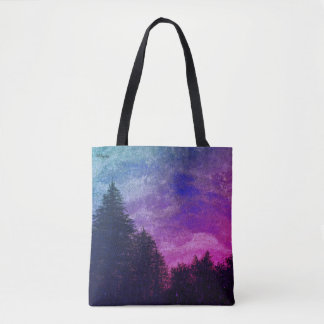 Bolsa - "Ouro Sunset Pines" cor-de-rosa por All Jo